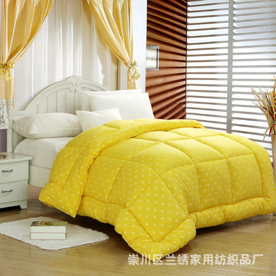 【南通家紡批發 冬季特惠被 珠光漿磨毛 超細纖維】價格,廠家,圖片,被子、蠶絲被、羽絨被,崇川區蘭繡家用紡織品廠-
